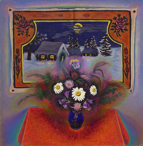 Натюрморт с полевыми цветами. 1968